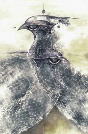 In the realm of each ove,like a shadow,I lost my body.